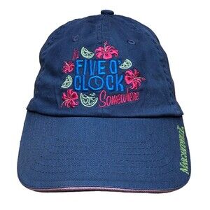 Jimmy Buffett Margaritaville 5 O’Clock Somewhere Hat Cal Adjustable One Size